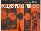 Sonny Rollins Rollins Plays For Bird 1956 OG DG W.50th RVG PRLP 7095 Prestige LP