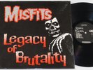 MISFITS Legacy of Brutality LP 1986 w/Shrink NO BARCODE PLAN 9 PL9-06