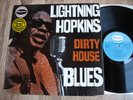 LIGHTNIN' HOPKINS, DIRTY HOUSE BLUES, ORIG 1963 UK REALM VINYL LP, TEXAS BLUES