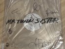 Signed / Autographed Mr Twin Sister LP Clear Vinyl