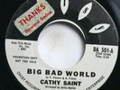 CATHY SAINT - BIG BAD WORLD / MR. HEARTBREAK - SOUL 45 *PROMO*