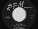Rockabilly 45 DARRELL GLENN & THE COMMODORES Hello Baby/Zinga-Zingo on RPM NM