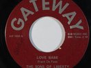 Garage/Psych 45 SONS OF LIBERTY Love Babe/There's A Little Girl on Gateway