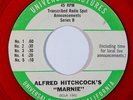 Radio Spot 45 ALFRED HITCHCOCK'S MARNIE on Universal Pictures red wax