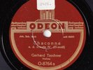 Taschner. Bach (Chaconne). Odeon O-8764-5 (2). NM-