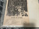 Kiss Rare Vinyl Lp Egos At Stake Recorded Live At Wembley Hall 1980 Promo