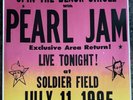 Pearl Jam Promo Live At Soldier Field 7/11/95  2 x vinyl LP Vs Ten Vitalogy era