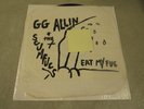 GG Allin + The Scumfucs Eat My Fuc 1984 LP Blood Records 402019 Punk Rock