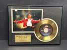 Michael Jackson Beat It  24-KT Gold-Plated 45 Record ONLY 2,500 MADE