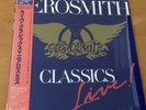 AEROSMITH CLASSICS LIVE JAPAN LP OBI 28AP-3170 SHRINK