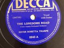 Rosetta Tharpe  Lonesome Road 78 Vinyl , Pamplet, Jazz Journal