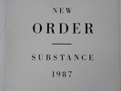 NEW ORDER SUBSTANCE FACTORY FACT200 UK INNER SLEEVE VINYL 2LP