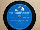 78Rpm, Rock n Roll, Elvis Presley 'I Don't Care If The Sun Don't Shine' HMV