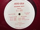 1957 Pepsi-Cola Recorded Spots 16” Transcription Disc