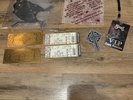2018 Ghost VIP Merch Set - Signed Lyric Sheet, Rats Vinyl, Patch, Tickets, Etc