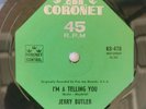 JERRY BUTLER I'm A Telling You / I See A Fool - 1961 Aussie CORONET Soul