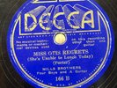 Mills Brothers - Miss Otis Regrets / Old Fashioned Love - DECCA 78 RPM