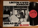Linton Kwesi Johnson lp Dread Beat an' Blood **Heartbeat** EX 1981 red label