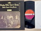 Crosby Nash Stills Young Deja Vu 1st UK vinyl press blank back plum labels EX+