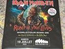 Iron Maiden to Fear of the Dark Run For Your Lives Tour Live 3x Vinyl Paris LP
