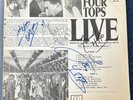 Four Tops Live - vinyl album - Autographed by All 4 Original Members