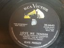 Elvis Presley Love Me Tender / Anyway You Want Me 1956 RCA Victor 78 RPM Shellac