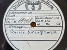 'Pariser Einzugsmarsch' German Rundfunk Marsch WW2 78 rpm record schellack