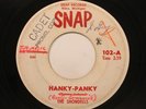 The Shondells - 45 - Hanky-Panky / Thunderbolt On Snap Records
