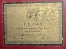 J. S. BACH fifteen inventions for Clavichord Ralp Kirkpatrick rare Vintage