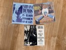 Nirvana 7 Inch Vinyl Bundle Rare 3 Vinyl Rags To Riches Demos And Acoistic
