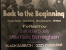 Ozzy Osbourne  Black Sabbath Back To The Beginning Vinyl
