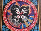 KISS AUTOGRAPHED 1976 ROCK AND ROLL OVER (TEAR DROP MISPRINT) LP VG+