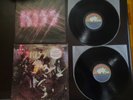 Kiss Alive Vinyl 2LP First Press Hype RL LUDWIG MISPRINT 100,000 Yrs 1975 EX/VG+