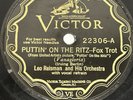 JAZZ LEO REISMAN BUBBER MILEY Puttin' On The Ritz Shilkret VICTOR Scroll 22306