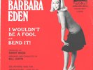 BARBARA EDEN-RARE PICTURE SLEEVE+45+2-SIDED INSET-(BEND IT)--PS--PIC--SLV