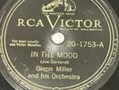 Glenn Miller In The Mood/Sunrise Serenade 78 RPM RCA Victor 20-1753