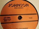 The Shells on Johnson 78 RPM Jukebox Vinyl Repro Reissue Record