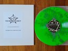 SISTERS OF MERCY RARE TRANSPARANT FLUO GREEN BASED  PURPLE SPLATTER  ROME 1985