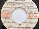DAVID BOWIE - Fame - ECUADOR PRESS 45 Promo