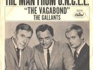 THE GALLANTS-TOUGH PICTURE SLEEVE+ 45--(MAN FROM U.N.C.L.E.)--PS--PIC--SLV