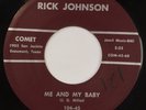 RICK JOHNSON: Me And My Baby US Comet ’59 Scarce Texas Rockabilly 45 HEAR