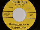 THE HEAVENLY STARS: Somebody Touched Me US Process PA Rural Black Gospel 45 HEAR