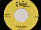 LINK DAVIS: Sixteen Chicks US Saturday Rockabilly Classic ’56 Nice 45 HEAR