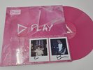 DOUBLE SIGNED  Ed Sheeran - Play  Pink Vinyl Record With TWO Polaroid Photos