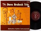 Dave Brubeck - Distinctive Rhythm Instrumentals LP - Fantasy Red Wax Mono DG VG+