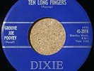 Groove Joe Poovey-Ten Long Fingers/Thrill Of Love Dixie 2018 45 Rockabilly 1958