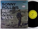 Sonny Rollins - Way Out West LP - Contemporary - OJC-337 VG+ Shrink