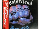 MOTORHEAD IRON FIST BRONZE VIP6824 Japan ORIGINAL OBI INSERT VINYL LP