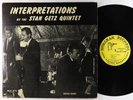 Stan Getz Quintet - Interpretations LP - Norgran - MG N-1000 OG Press DG