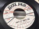 SWINGING HEARTS  say it isn't so / something made me stop 1960 Vinyl 7” 45